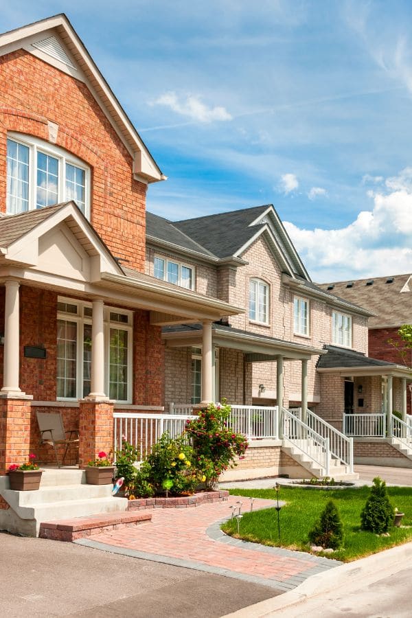 image of a beautifully maintained front lawn